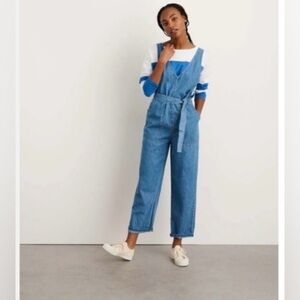 Alex Mill Blue Denim Overalls Relaxed Fit